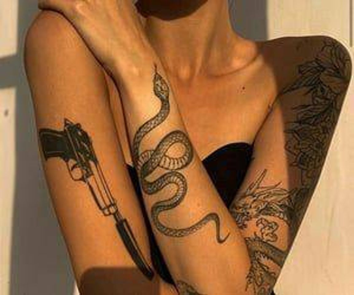 Moda Tatto Snake 🐍