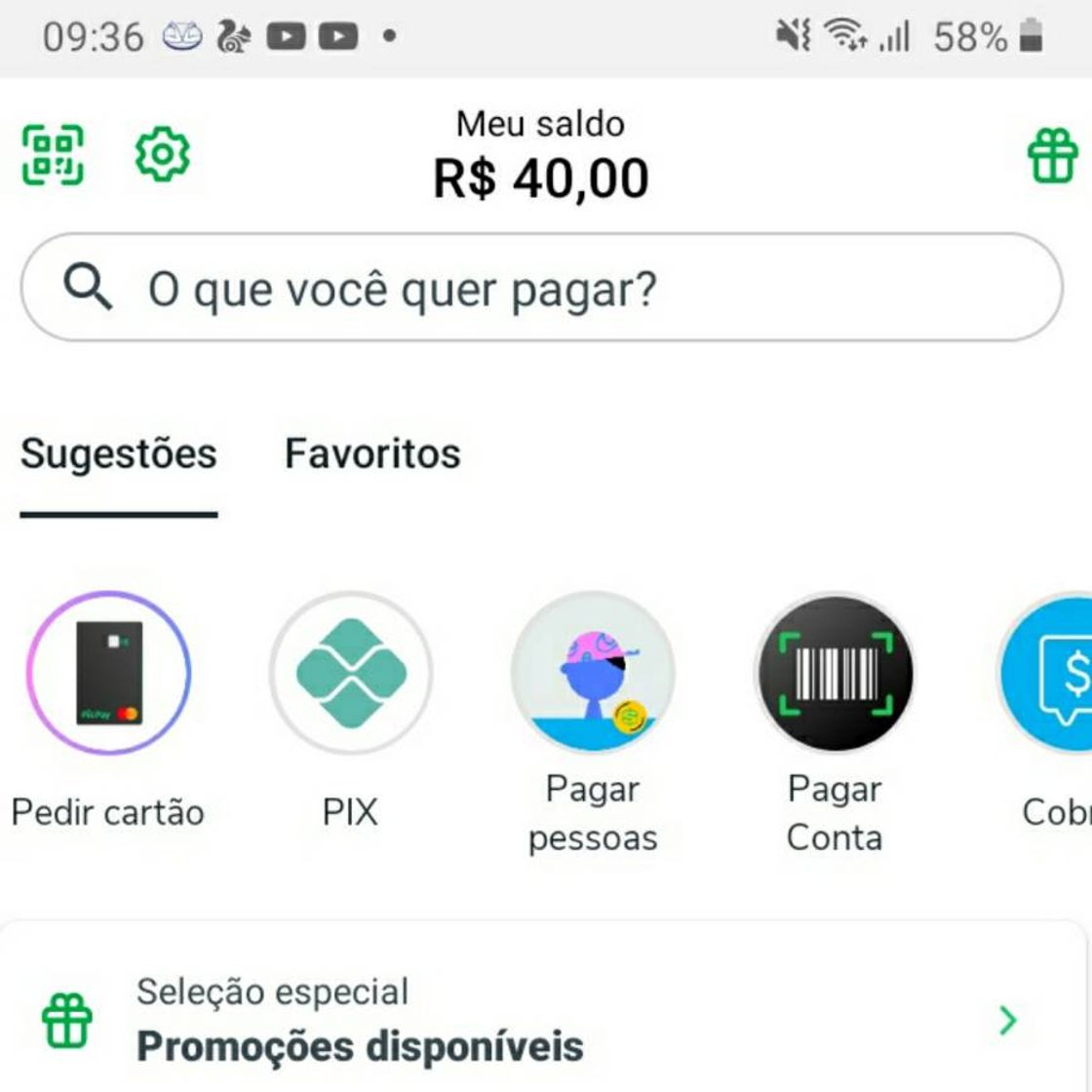 Moda Picpay 10 reais