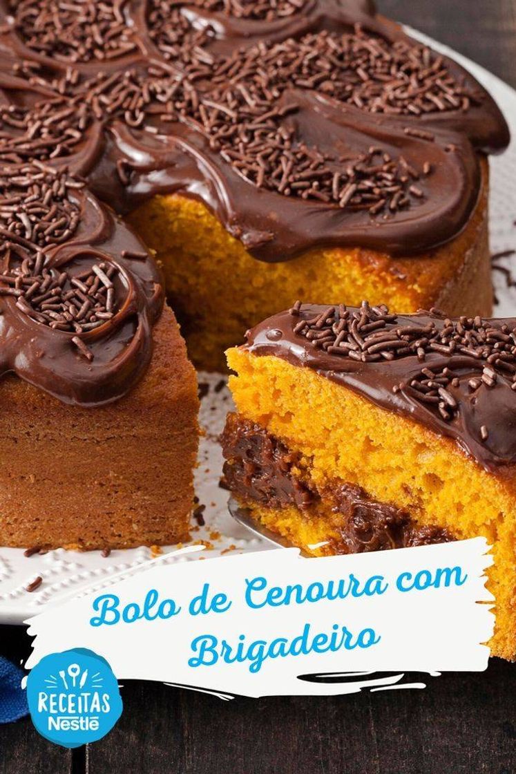 Fashion Bolo de cenoura irresistível 🤤🤤😍