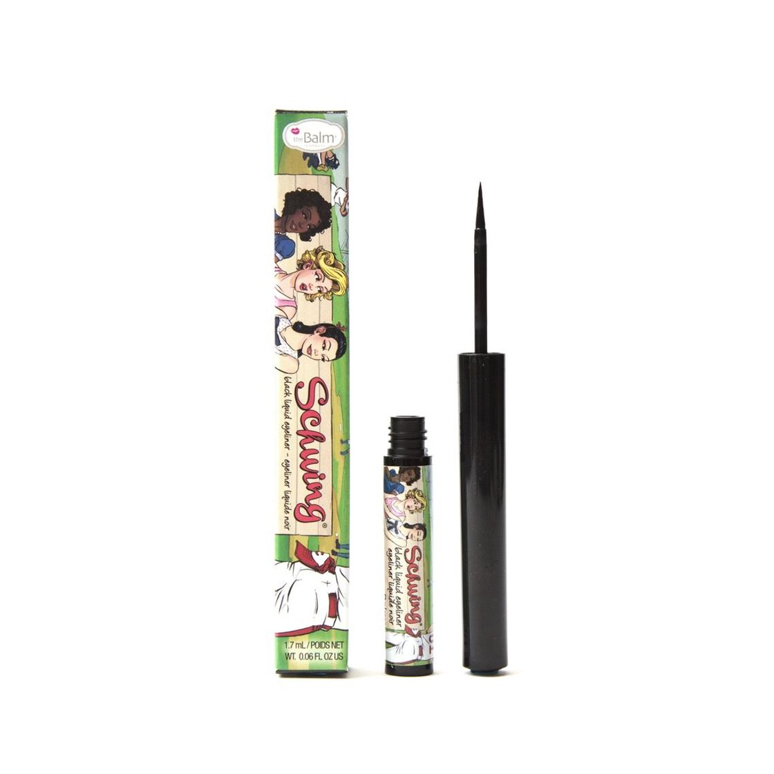 Lugar The Balm Eyeliner Schwing Matte Black Matowy Eyeliner w płynie