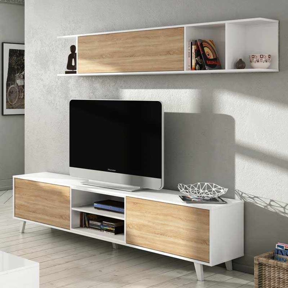 Product Mobelcenter - Mueble de salón Moderno Alida - Módulo TV, Módulo Superior