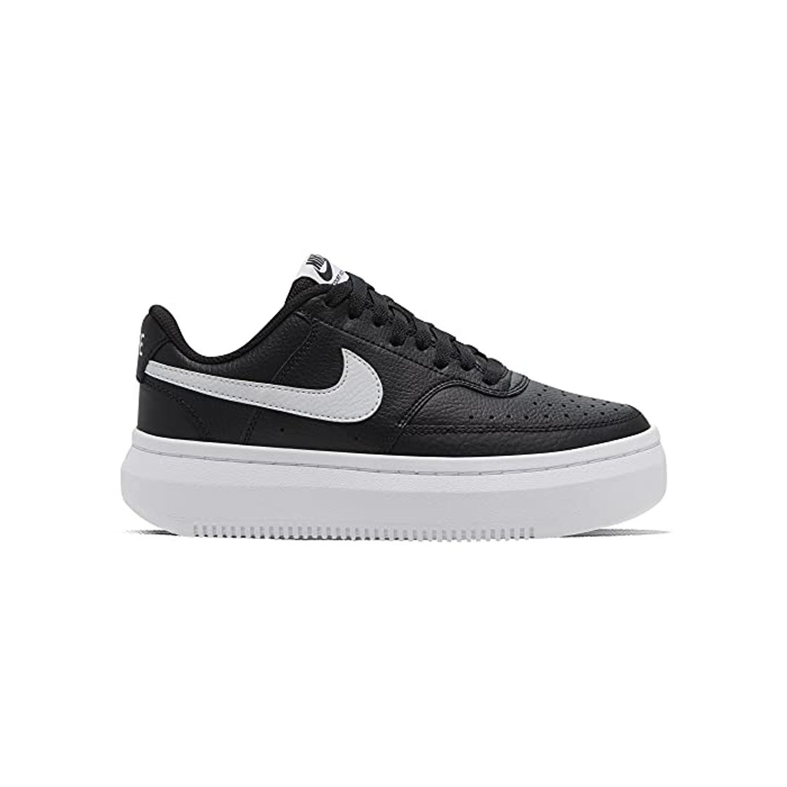 Fashion Nike Court Vision Alta Leather, Zapatillas de bsquetbol Mujer, Negro