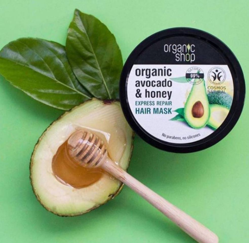 Moda Mascarilla de aguacate y miel de la tienda Organic shop. 