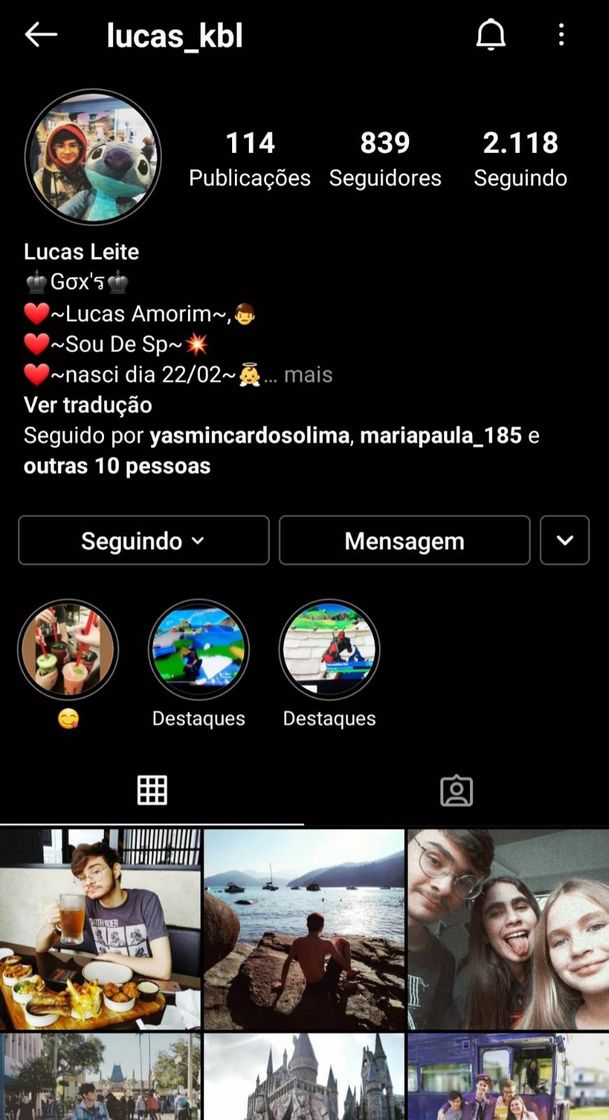 Moda Meu instagram