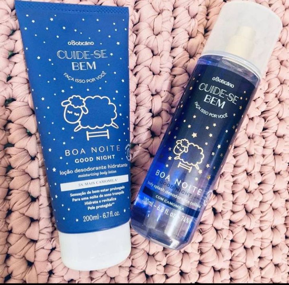 Social Body splash e hidratante Boa noite 