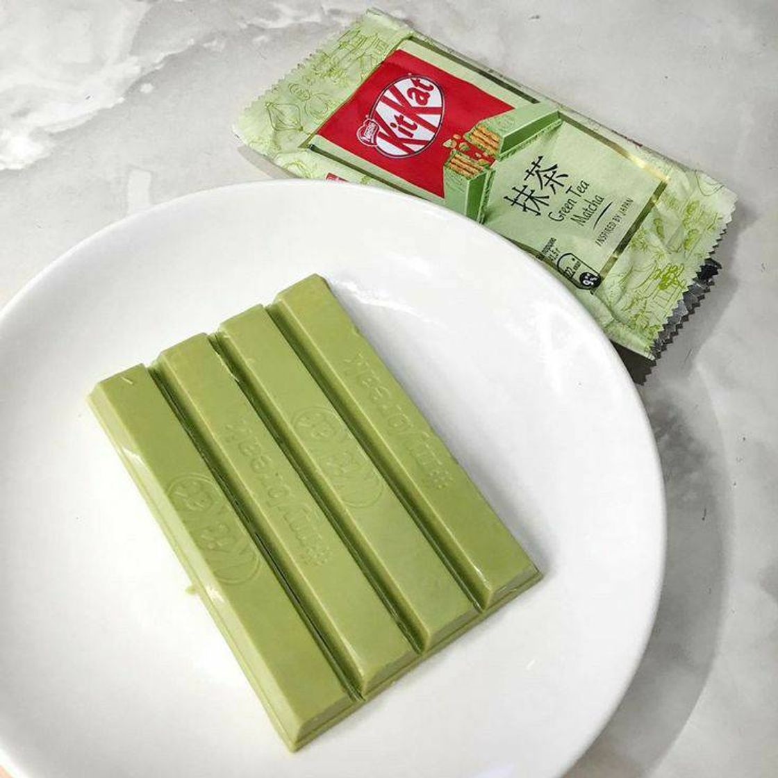 Social Kitkat de chá verde 