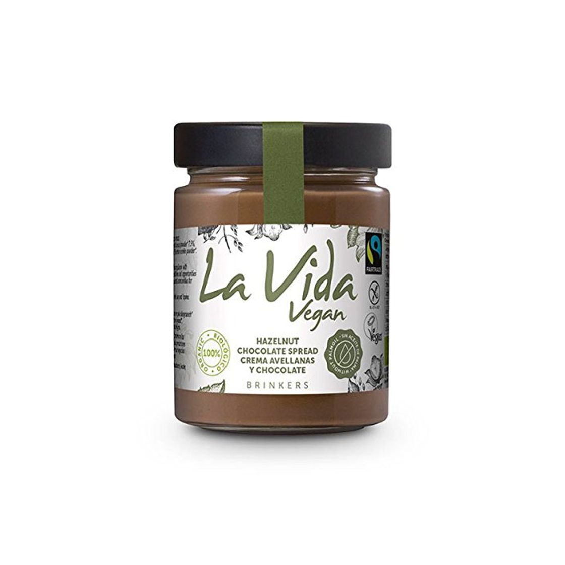 Producto Biocop Crema de Chocolate La Vida Vegan con Avellanas