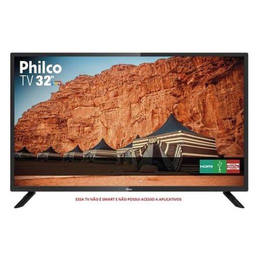 Tv Led TV LED 32" Philco Ptv32f10d HD com Receptor de Sinal 