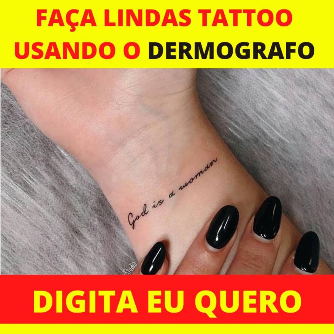 Moda Curso de Mini tatuagem 