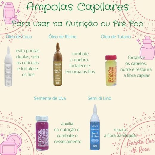 Ampolas baratinhas que são incríveis para cuidar do cabelo❤️