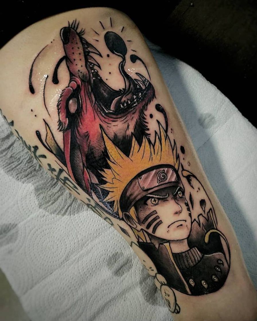 Moda Tatto de Naruto Com a Raposa 🦊