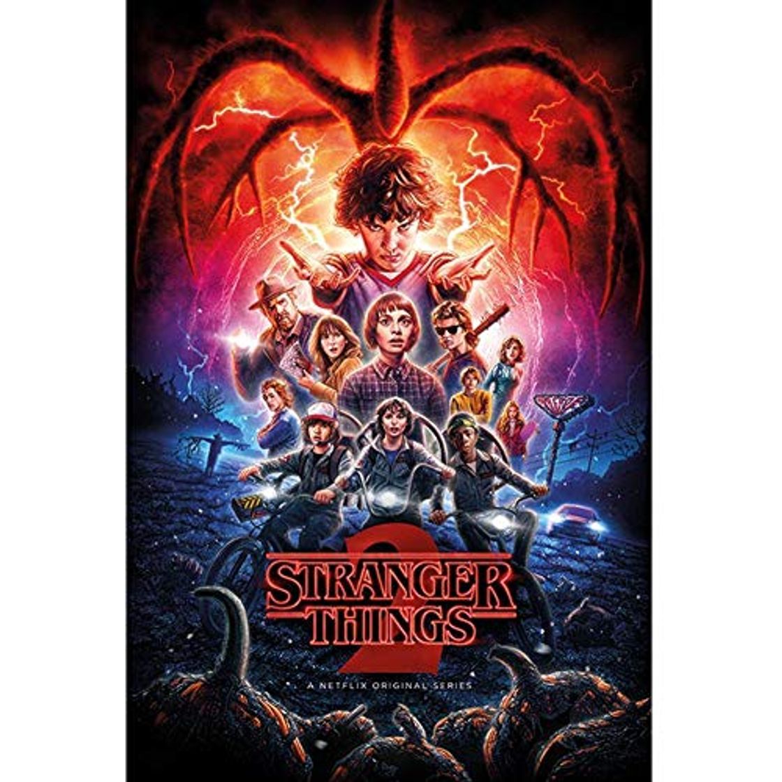 Home Stranger Things- Segunda Temporada/Colaje, Multicolor, Standard