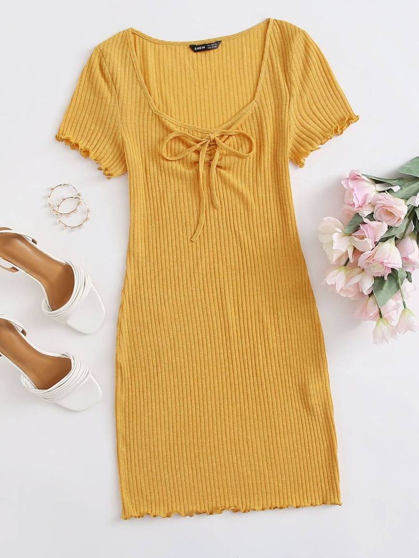 Fashion Vestido amarelo *aeshetic*