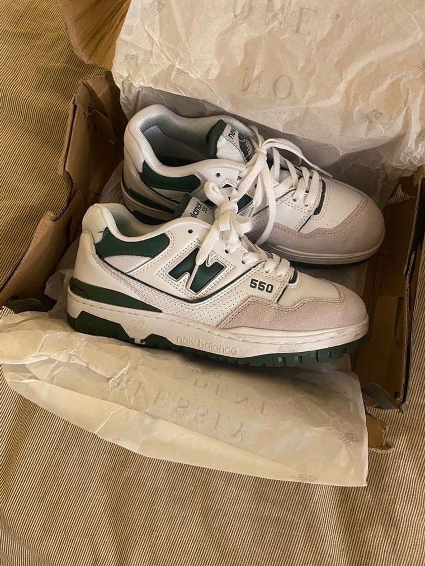 Moda New Balance 550 White Green