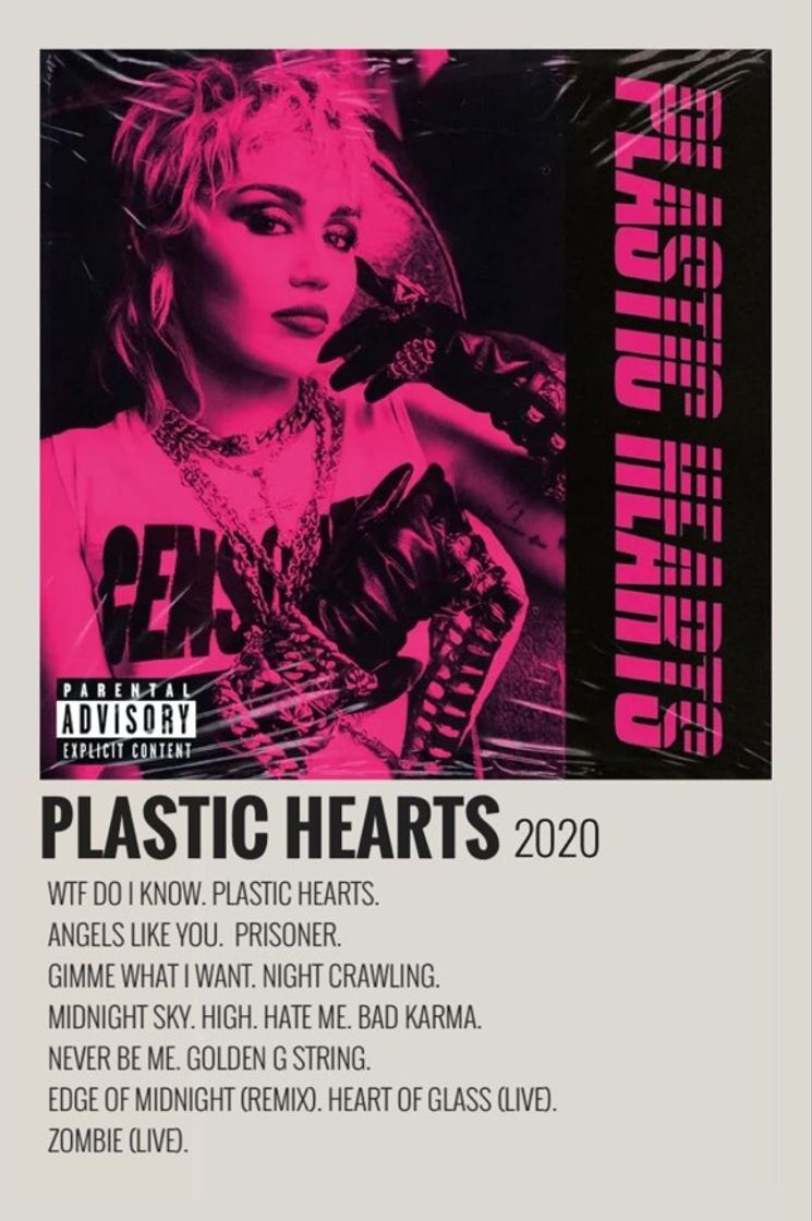 Canción Plastic Hearts