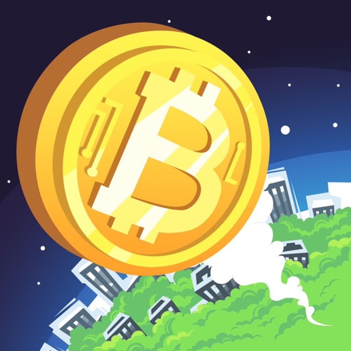 App The Crypto Games: Get Bitcoin