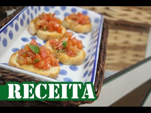 Como fazer Bruschetta - fácil e deliciosa! / Luiza Gomes - YouTube