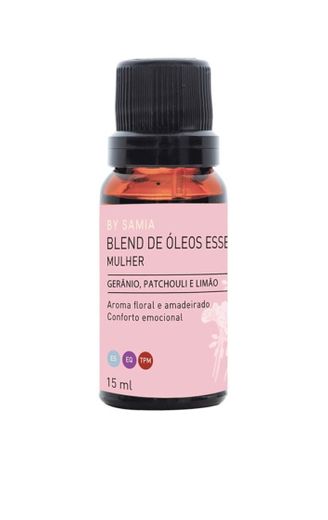 Blend Óleos Mulher 15 ml, By Samia, Multicor