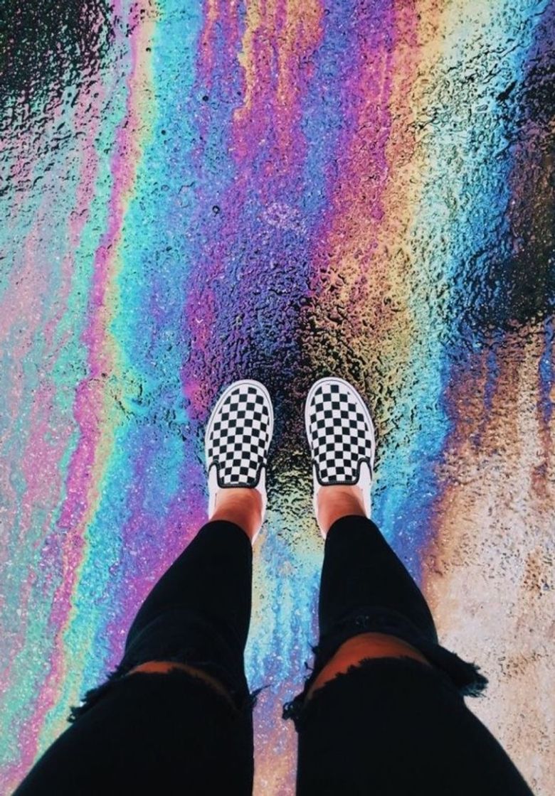 Fashion Sneakers and rainbow 🌈