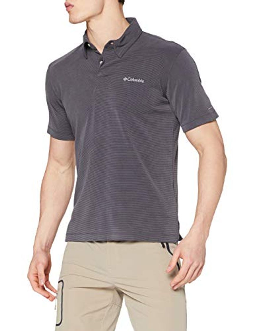 Moda Columbia Sun Ridge Polo, Hombre, Gris