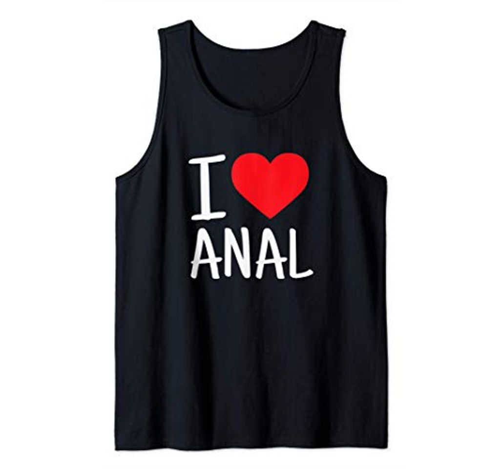 Fashion I Love Anal Funny Butt Sex Camiseta sin Mangas