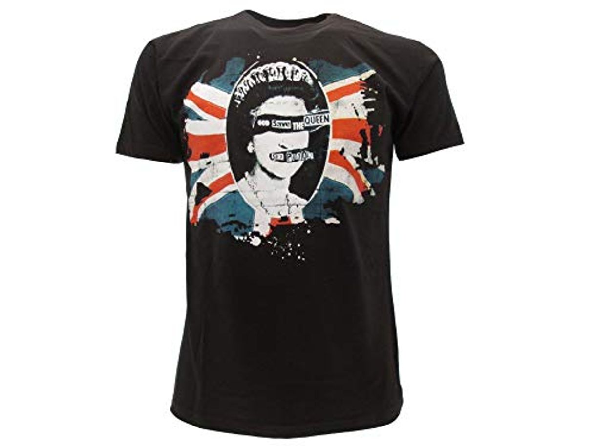 Fashion Sex Pistols Camiseta God Save The Queen T-Shirt Música Rock - Oficial