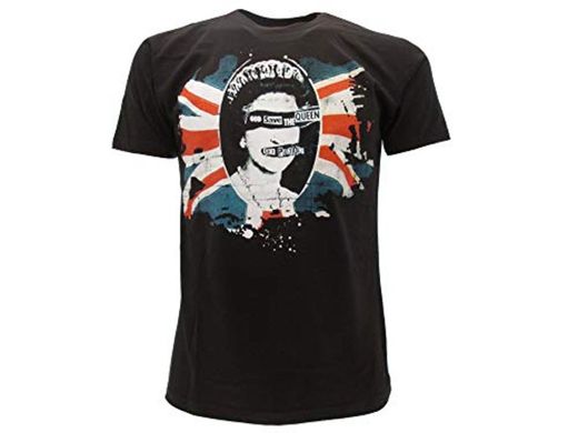 Sex Pistols Camiseta God Save The Queen T-Shirt Música Rock - Oficial
