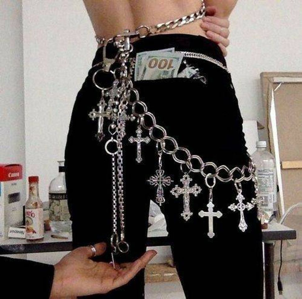 Moda •chain with cross•⚡