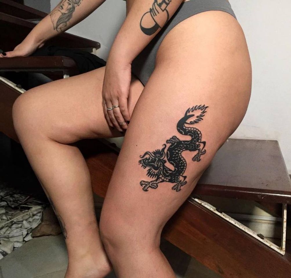 Fashion Dragon Tatto