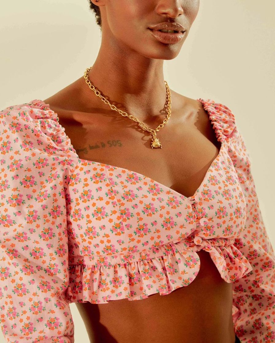 BLUSA BELA ROSA FLORAL