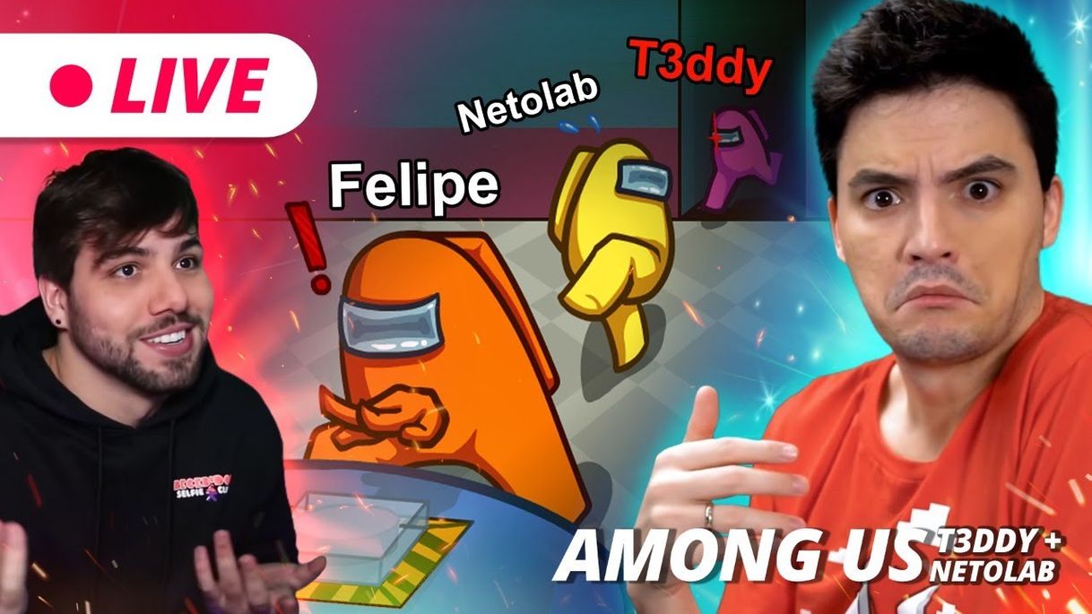 Videogames AMONG US / T3DDY E NETOLAB! 