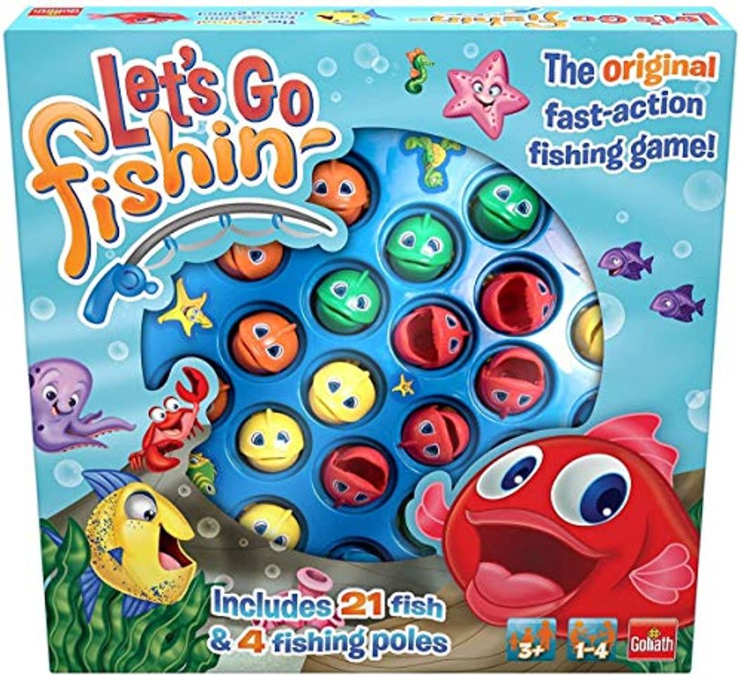 Lugar Goliath- Let's Go Fishing Original. Juego de Pesca para niños, Multicolor