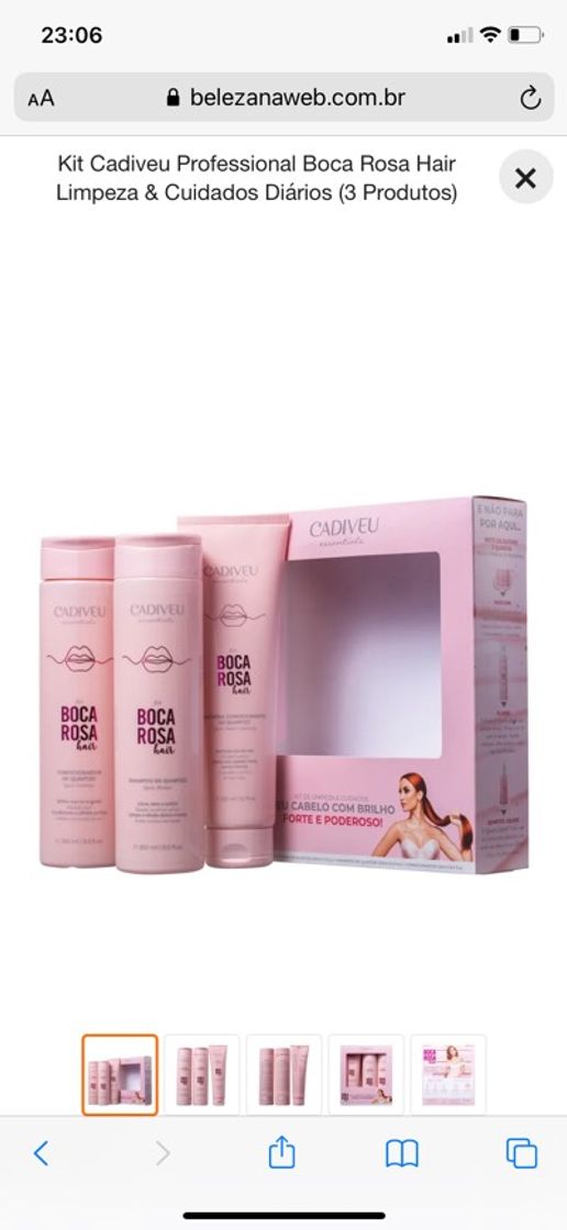 Product Kit Boca Rosa Hair Limpeza & Cuidados Diários