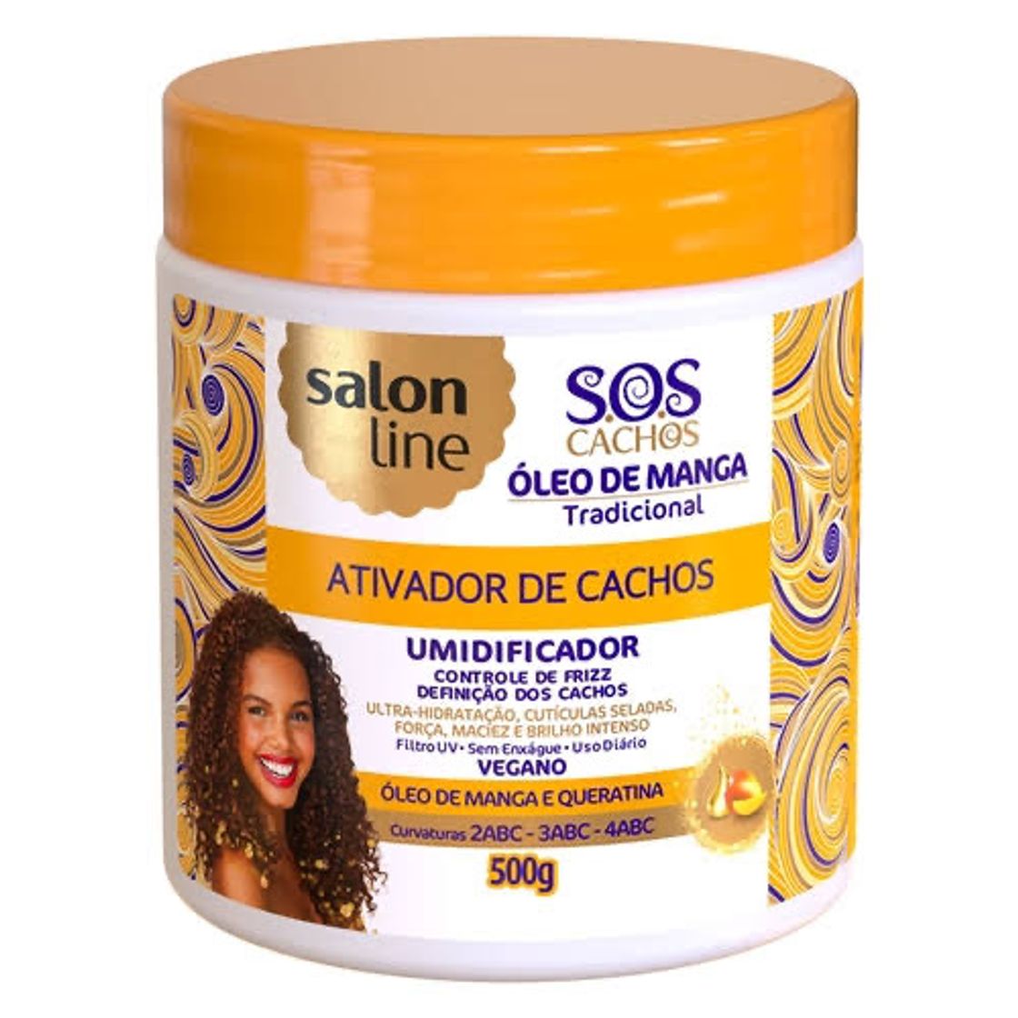 Moda Creme com óleo de manga salon line💛