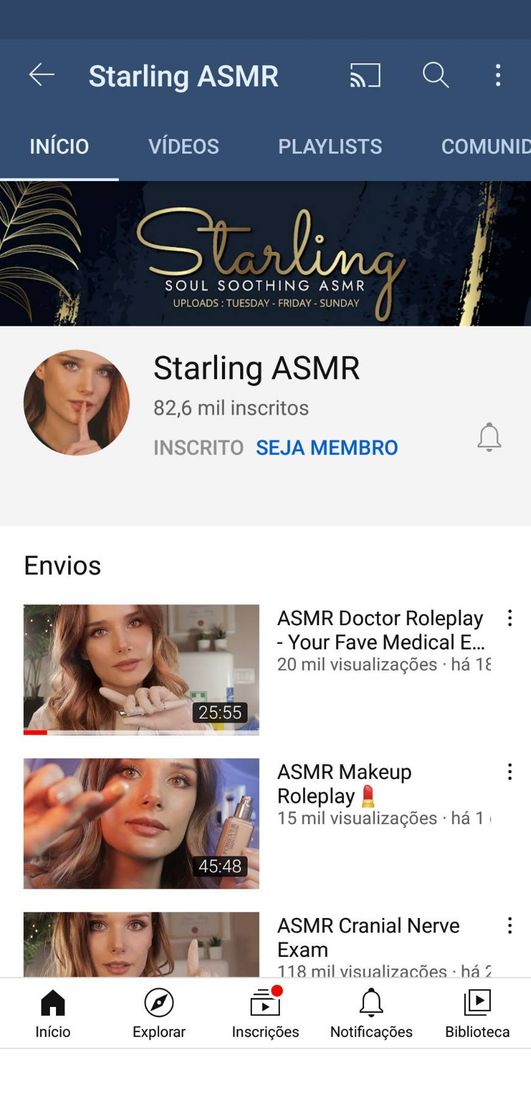 Moda Asmr starling