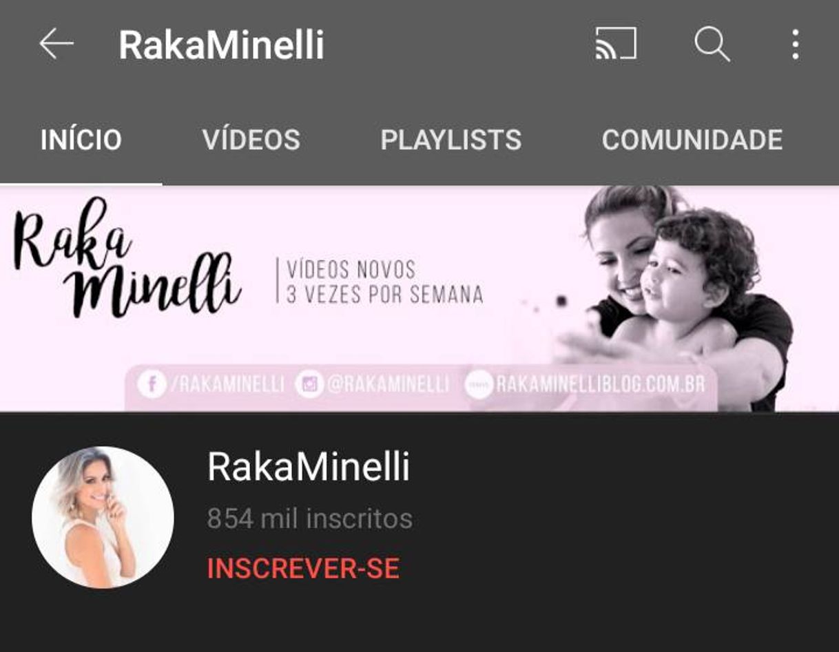 Fashion Canal do YouTube RAKA MINELLI 🌺