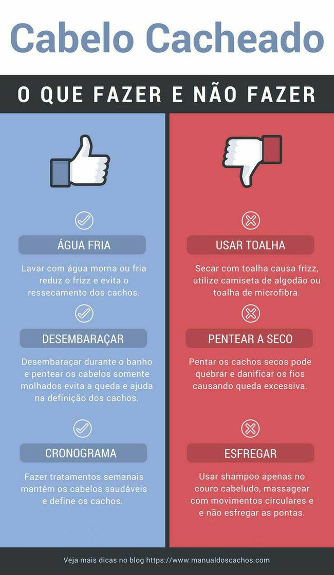 Social Cuidados com os cachos 
