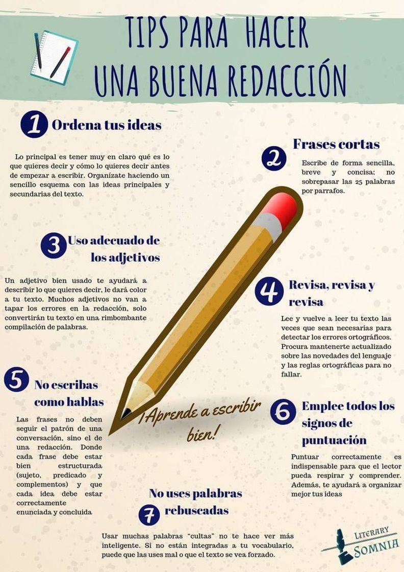 Fashion Consejos para mejorar redacción 