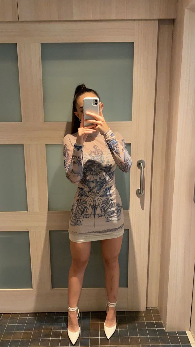 Vestido tul Bershka 
