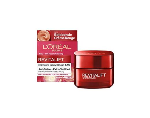 L'Oréal Paris Revitalift - Crema de día con ginseng rojo