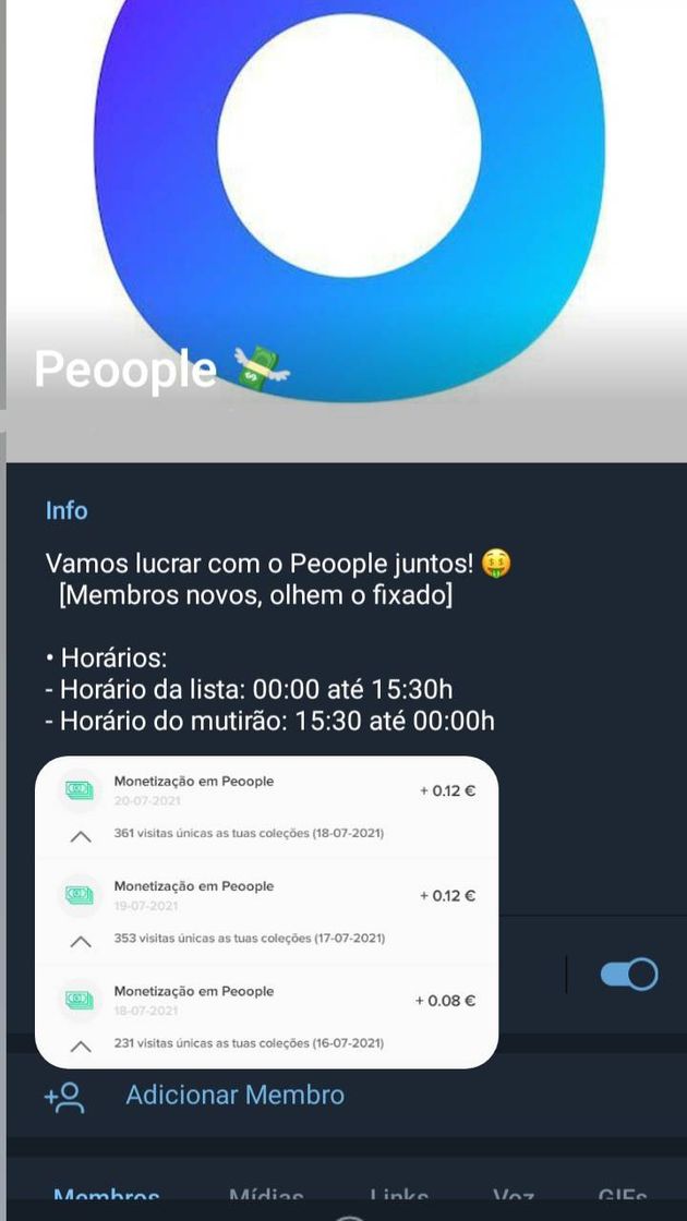 Moda Grupo no Telegram 💙