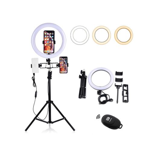 Ring Light 16cm usb Youtube Selfie Uso Na Mesa C Tripé