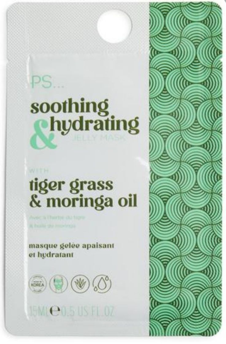 Social Shooting & hydrating jelly mask with tiger grass & moringa oil