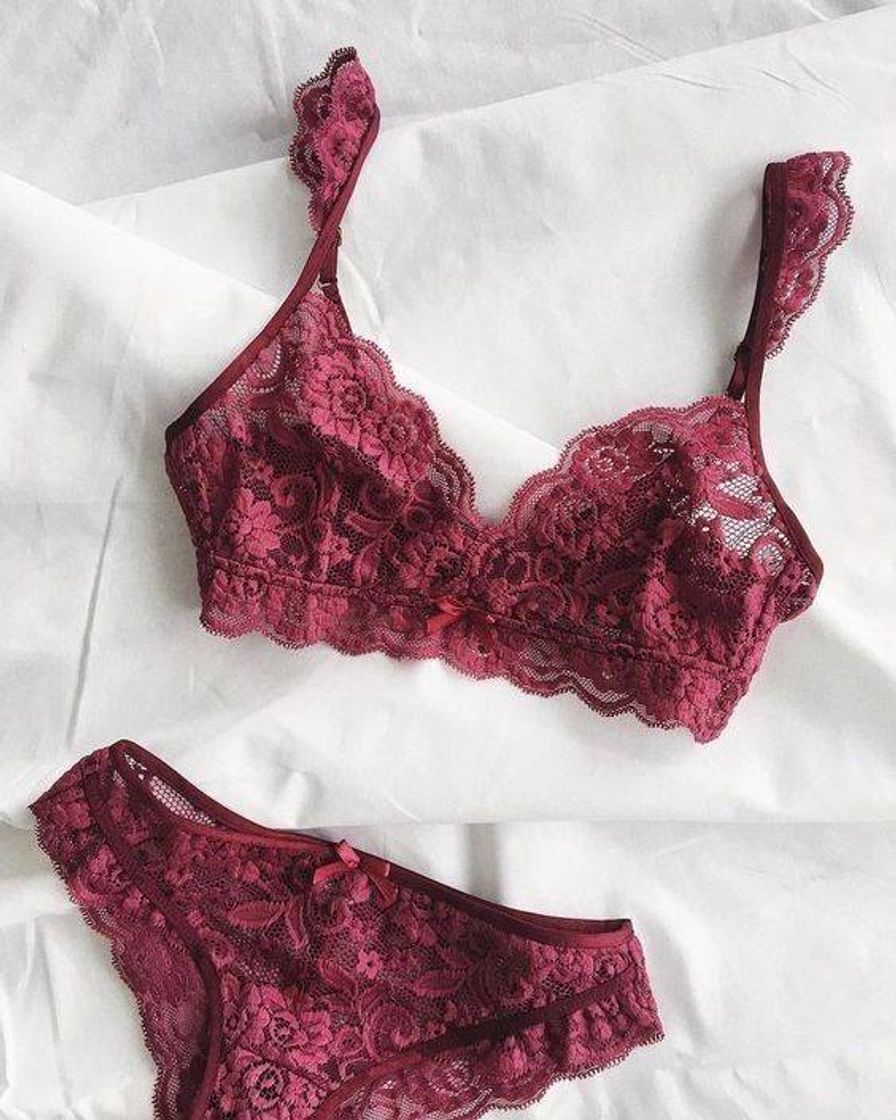 Moda Conjunto Lingerie Vinho✨👄🌹