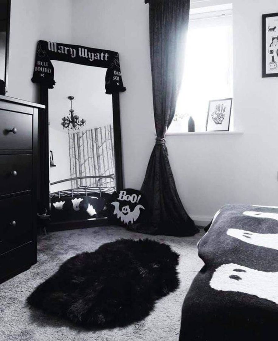 Moda Decoração quarto dark✨🗝🖤