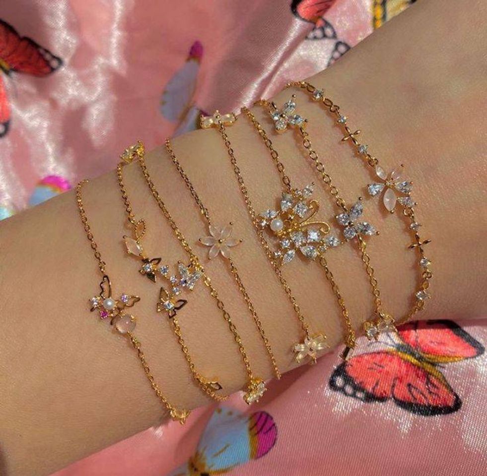 Fashion Pulseiras De borboletas✨🦋