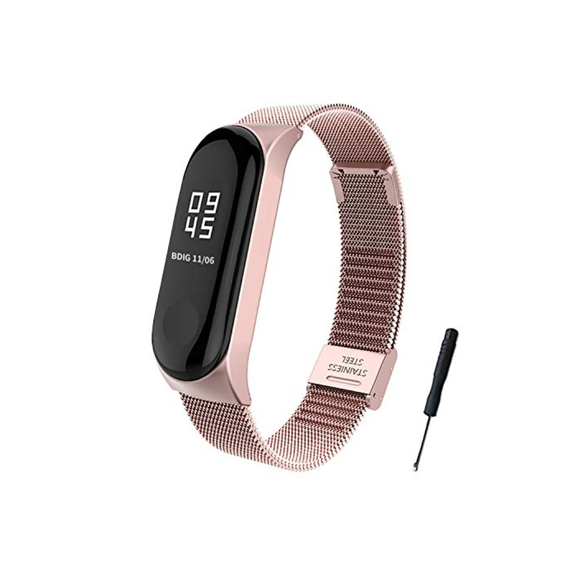 Products Mi Band 3 Correa de Metal BDIG Pulsera para Xiaomi Mi Band