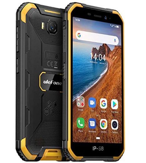 Ulefone Armor X6 Teléfono Moviles Resistentes, Android 9.0 5.0 ”IP68 Impermeable Móvil