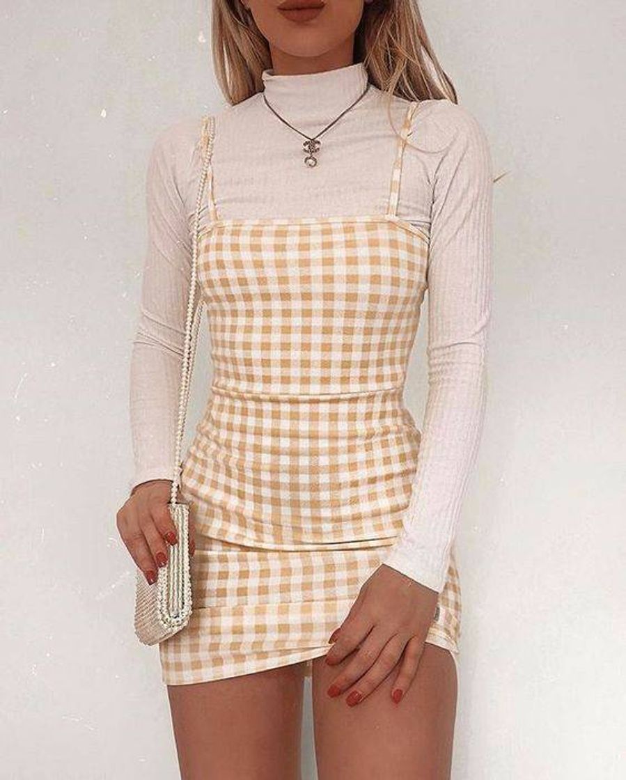 Fashion Vestido com blusa anos90