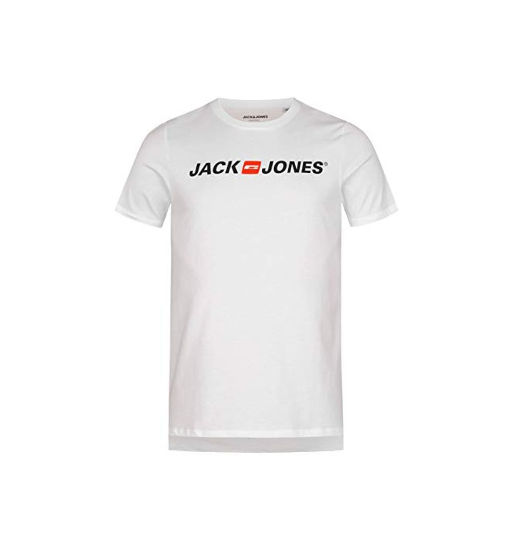 Fashion Jack & Jones Jjecorp Logo tee SS Crew Neck Noos Camiseta, Blanco